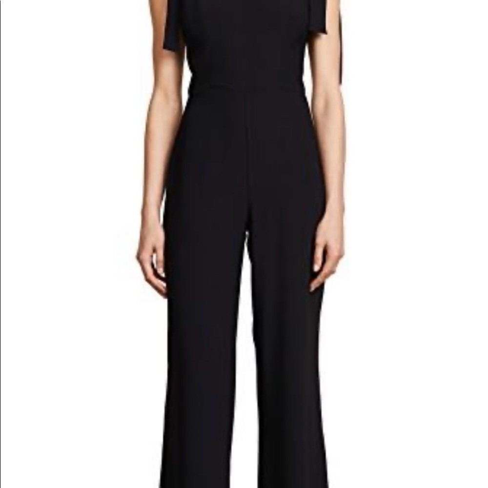 Amanda Uprichard black tie jumpsuit - Picture 3 of 8